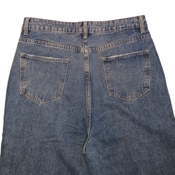 Pink Lily Womens Size 30 Jeans High Waist Straight Leg Blue Jeans Ladies Size 30 - Picture 5 of 10